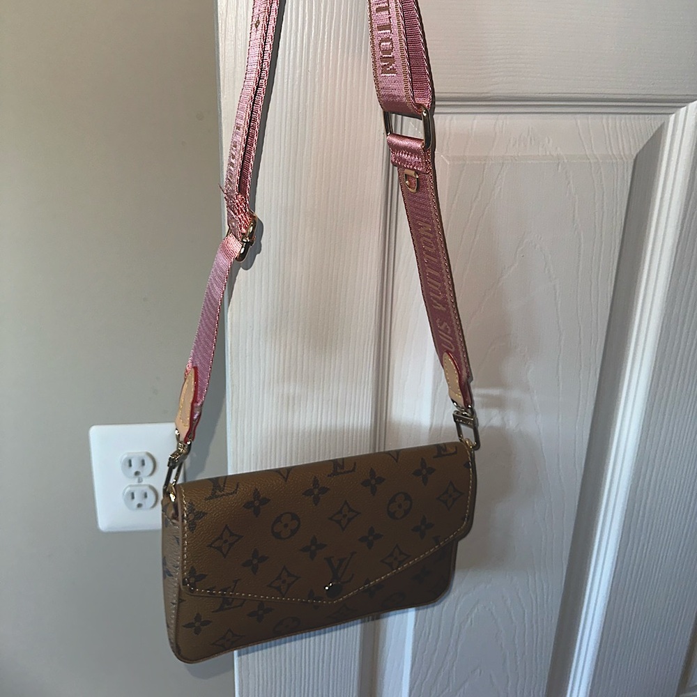 Louis Vuitton Crossbody Bag with two wallets